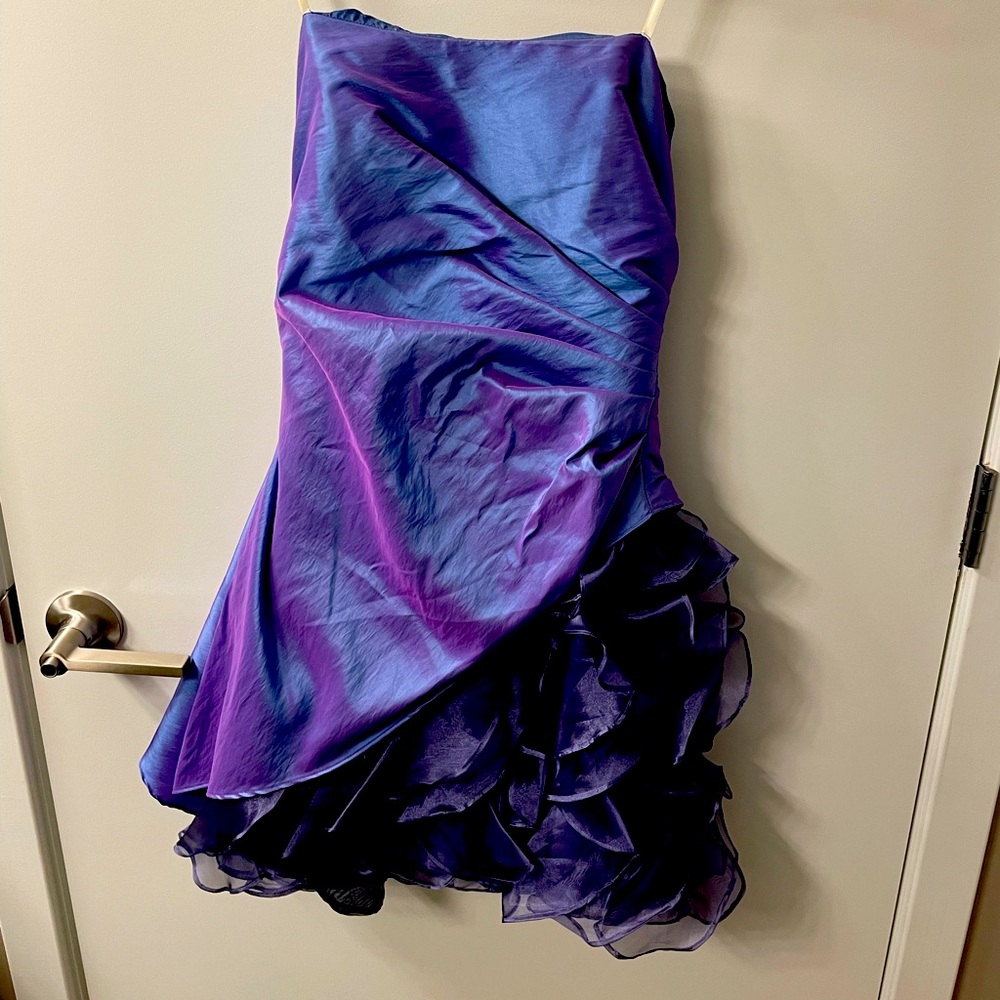 Purple formal wear dress